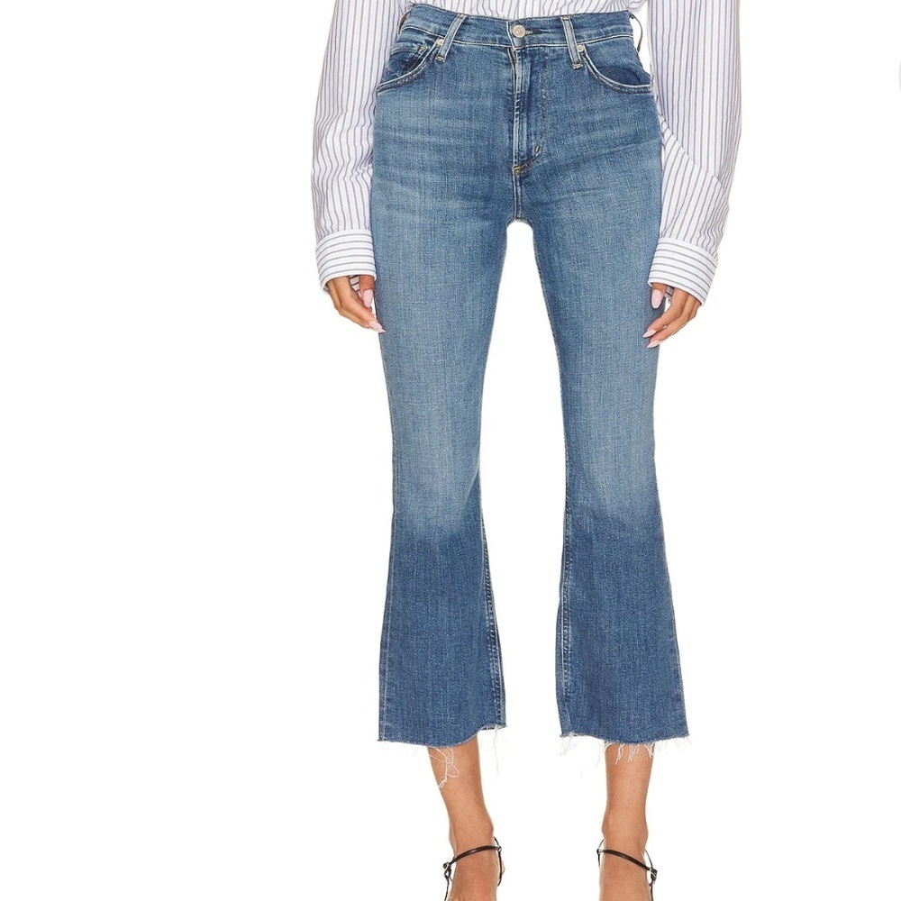 Citizens of Humanity | Isola Mid Rise Cropped Boot Jeans | Sz 28